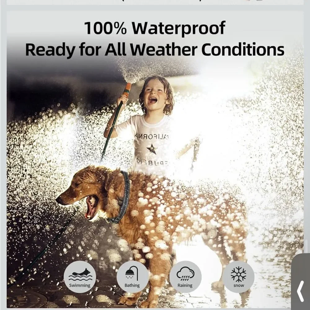 FARAFROG (NEW) Smart Rechargeable Dog Bark Control Collar (For All Dog Sizes)